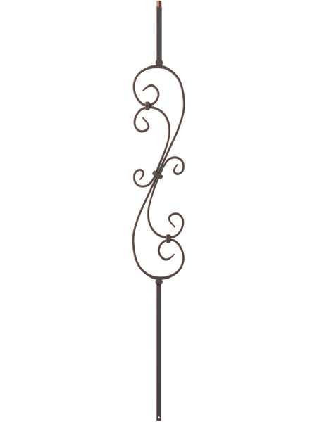 S-M451 Oil Rubbed Copper 1/2 in Iron Baluster 44"