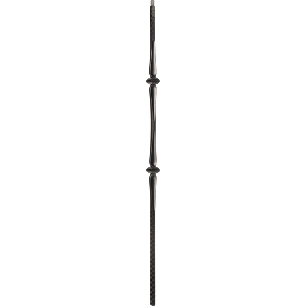 LIH-15044 Low Sheen Black 1/2 in Iron Baluster 44"