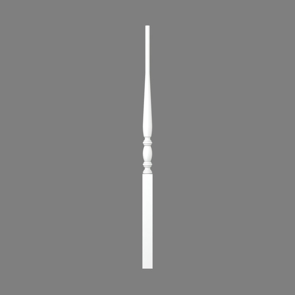 LJ-2111 Gloss Primed  Dowel Top Taper Wood Baluster 42"