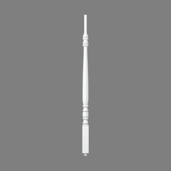 S-5300 Primed Gloss Prime Hampton Taper Top Wood Baluster 39"