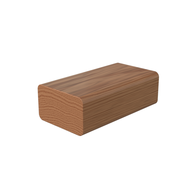 LJAN-6002 Unfinished White Oak Non Plowed Handrail 20'