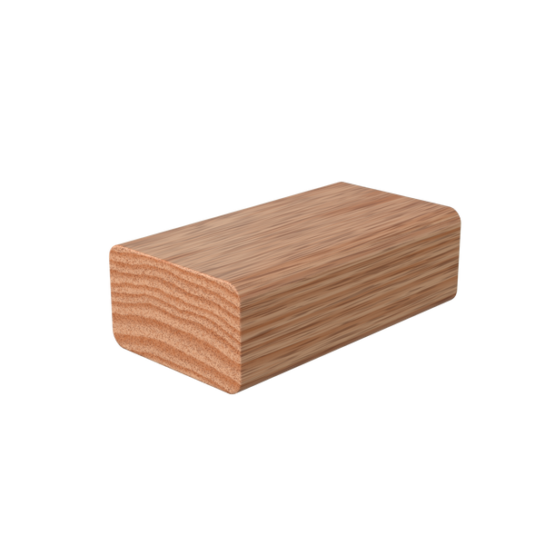 LJAN-6002 Unfinished Red Oak Non Plowed Handrail 10'