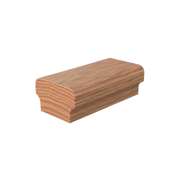 S-6003 Unfinished Red Oak Non Plowed Handrail 10'