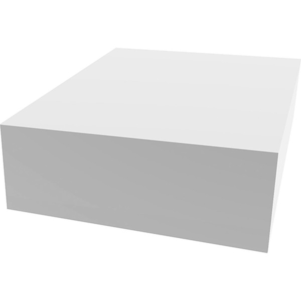 9301 White PVC Trim Board 10'