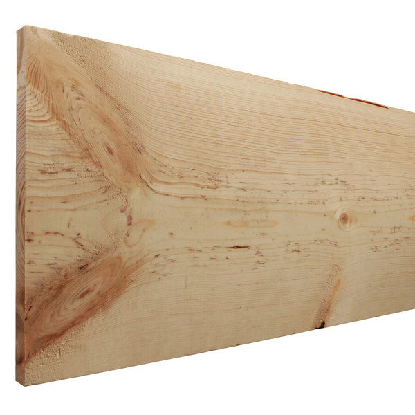 1X12 Unfinished White Wood S4S Board 10'