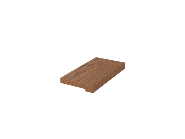 LJ-8890-5 Unfinished White Oak Craftsman Landing Tread 16'