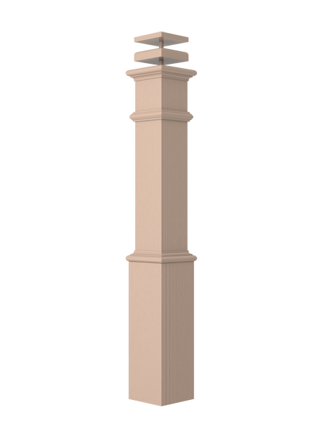 LJP-4691 Unfinished Maple Newel 55"