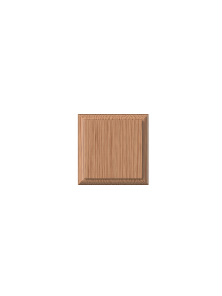 LJ-7032 Unfinished White Oak Rosette