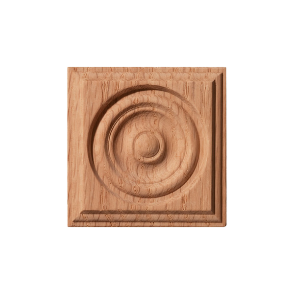 EV1400C Unfinished Oak Corner Block 2-3/4"