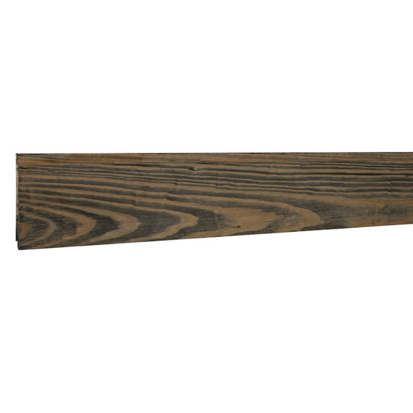 Rustic Driftwood Stained Pine Shiplap Wall Plank 8'