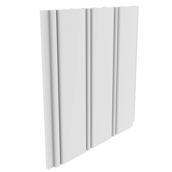 2352 White Beaded/Smooth PVC Tongue and Groove Wall Plank 8'