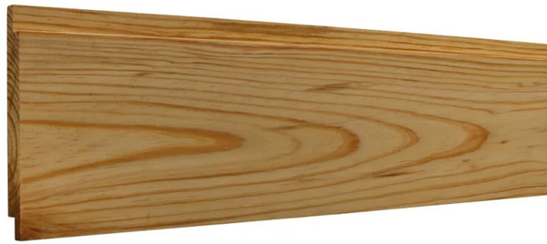 Unfinished Yellow Pine Tongue and Groove Wall Plank 12'