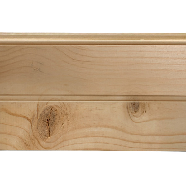 1X6 Southern Yellow Pine Rustic Reversible Edge & Center Bead / V-Groove 12'