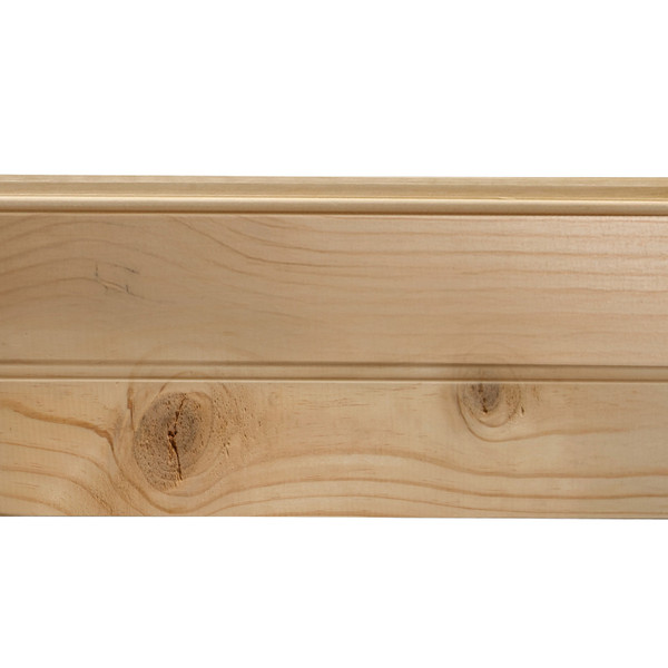 1X4 Southern Yellow Pine Rustic Reversible Edge & Center Bead / V-Groove 16'