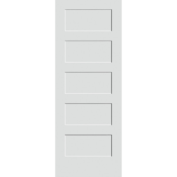 1-3/4-in.  Shaker 5 Panel Finger Joint Pine 2'0" x 6'8" Door