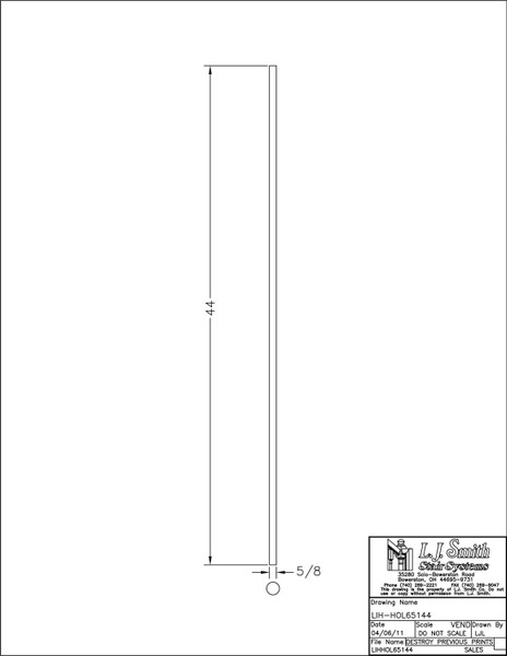 LIH-HOL65144-ORB Iron Baluster