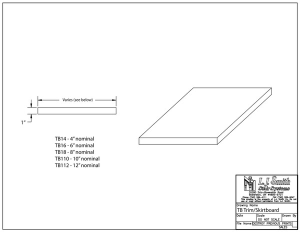 TB112-OA Trim Board