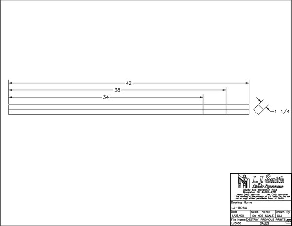 LJ-5060-PRG 38 Wood Baluster