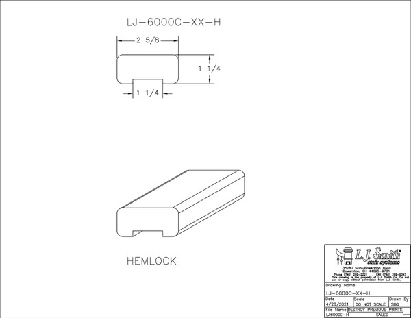 LJ-6000C-12-H Handrail