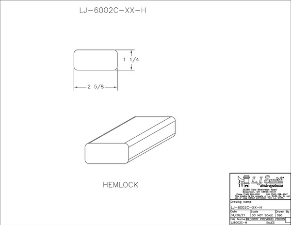 LJ-6002C-16-H Handrail