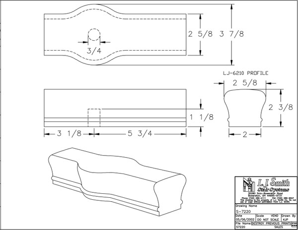 S-7220-AL Tandem Cap