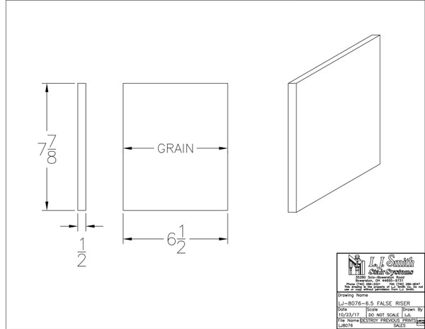 LJ-8076-6.5-AL False Riser