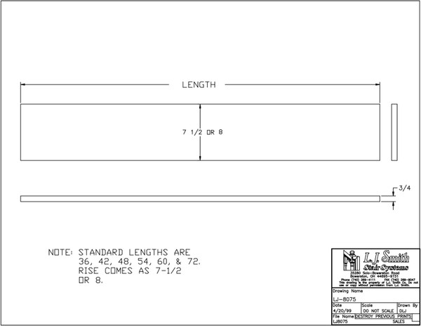LJ80758X42 Riser