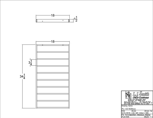 PL-CE1839-LSB Level Metal Panel