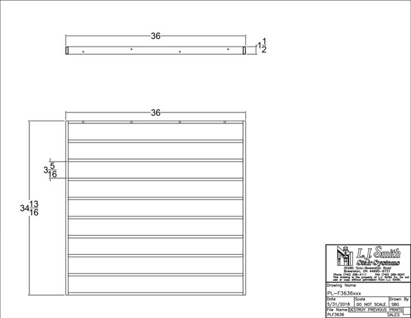 PL-F3636-LSB Level Metal Panel