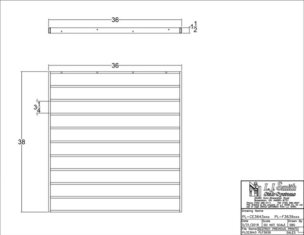 PL-F3639-LSB Level Metal Panel