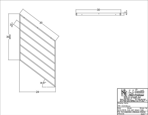 PR-K2436-LSB Rake Metal Panel