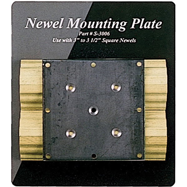 LJ-3006 Poplar Mount Kit for 3" to 3 1/2" Newels