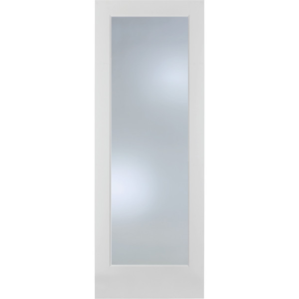 1 Lite Primed Finger Joint Pine 2'6" x 6'8" Door