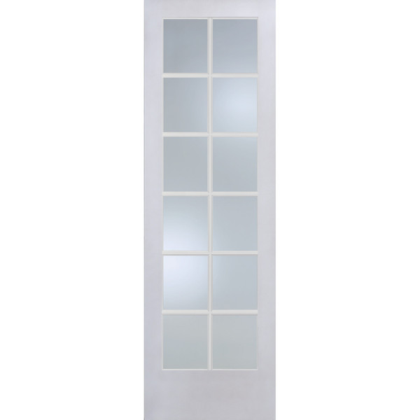 12 Lite Primed Finger Joint Pine 2'0" x 8'0" Door