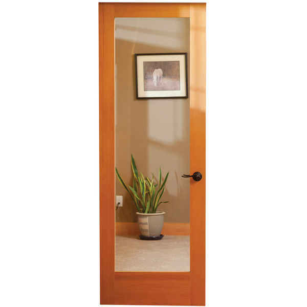 1-3/4-in. 2 Lite Fir Single Glazed 2'4" x 8'0" Door