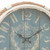 17-inch Nautical Blue Vintage Style Wall Clock