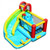 6-in-1 Inflatable Bounce House with Climbing Wall and Basketball Hoop without Blower - Color: Blue