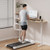 2.25 HP Walking Pad with LED Display and Remote Control-Grey - Color: Gray
