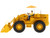CAT Caterpillar 966A Wheel Loader Yellow with Operator "Vintage Series" 1/50 Diecast Model by Dieca