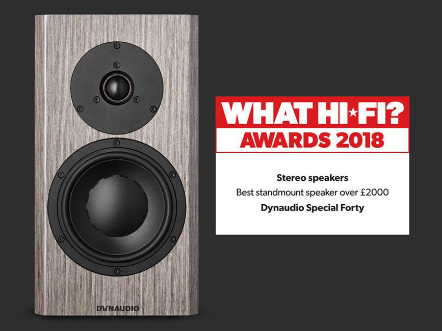 Dynaudio Special Forty wins What HiFi? Best Standmount Speaker over £2,000
