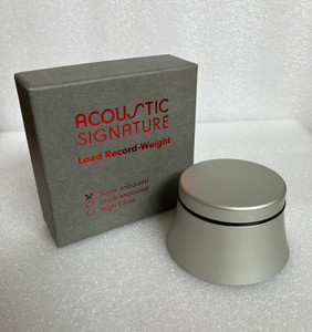 Acoustic Signature Load Record Weight Silver Acoustic Signature Load Record Weight Silver