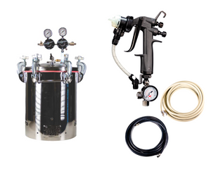 Binks 5 Gallon Tank (Dual Regulated), 3M Performance, 25 FT Hose  (B-5-PPS-18-25) Binks 5 Gallon Tank (Dual Regulated), 3M Performance, 25 FT Hose  (B-5-PPS-18-25)