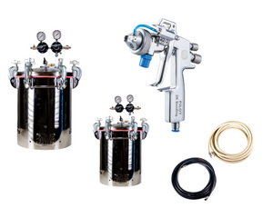 Dual Pressure Tank  (Dual Regulated), Pilot Bonding 2K, 25 FT Hose (DPT-2K-25) Dual Pressure Tank  (Dual Regulated), Pilot Bonding 2K, 25 FT Hose (DPT-2K-25)