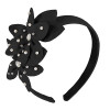 Mayoral     Beaded Flowers Headband - Black - size One Size