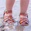 Salt Water Original Kid Sandals - Tan - Hook & Loop Velcro Closure!