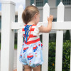 Be Girl Clothing  Playtime Favorites Home Of The Brave Harley Bubble Romper