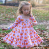 Be Girl Clothing Pumpkin Obsessed Garden Twirler Dress - size 4T