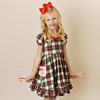 Swoon Baby by Serendipity     Perfectly Plaid Embroidery Pocket Dress