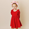 Swoon Baby by Serendipity     Essential Bella Picot Pocket Dress - Red