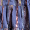Yo Baby Shimmery Tiered L/S Dress - Navy Metallic Stripe